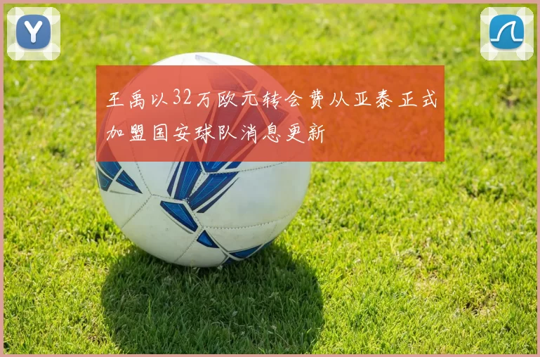 王禹以32万欧元转会费从亚泰正式加盟国安球队消息更新
